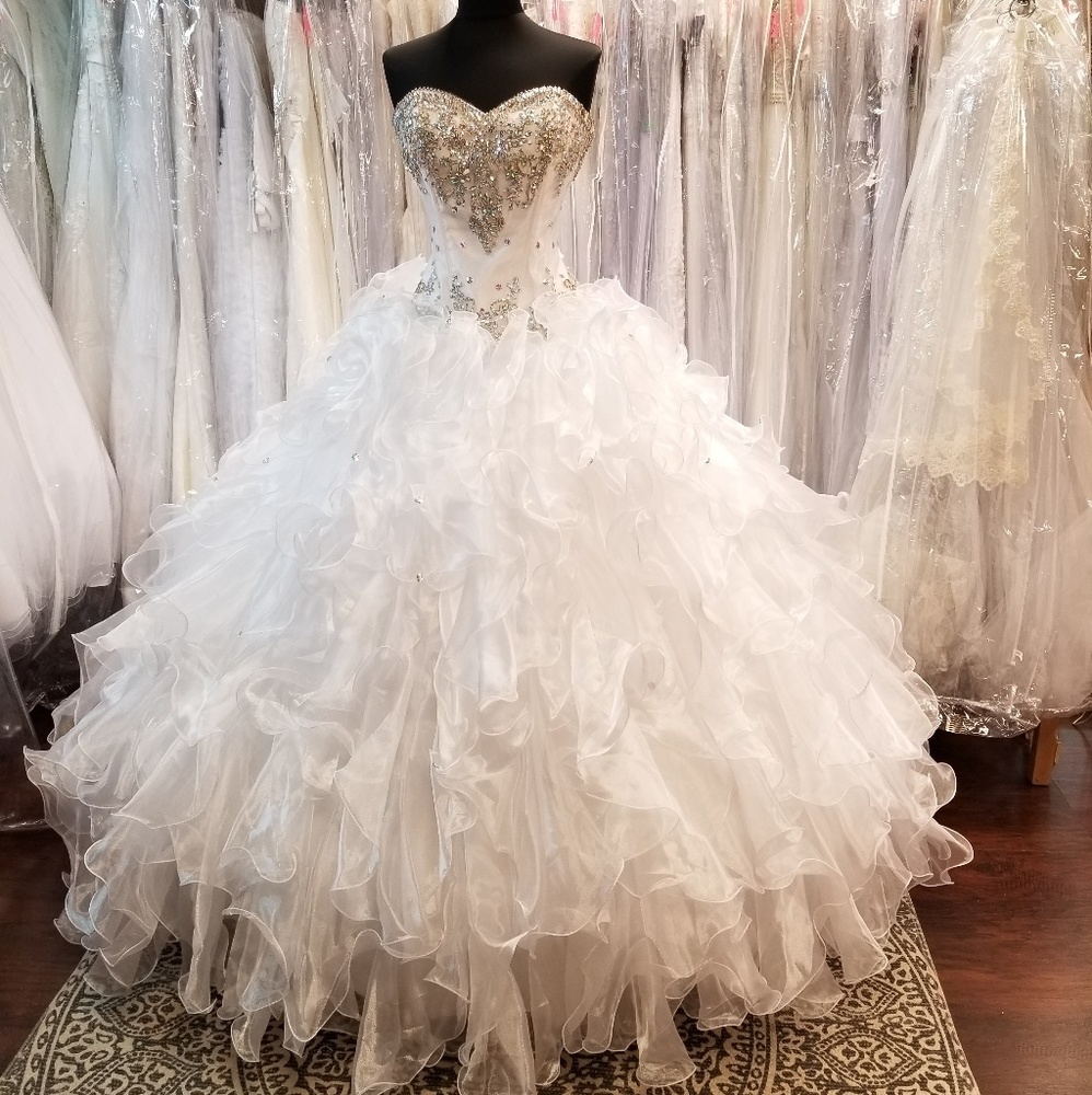 White Eternal Ballgown